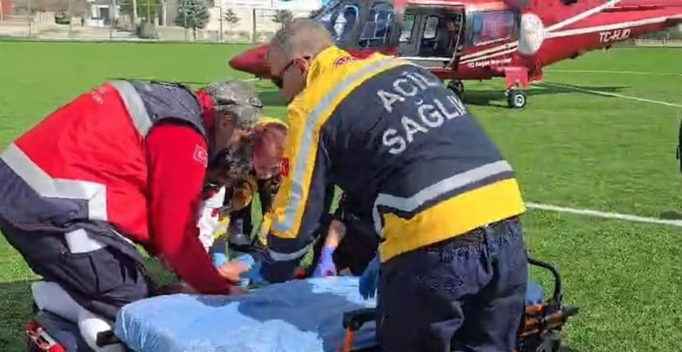 Kulu'da Kalp Krizi Geçiren Vatandaşa Hava Ambulansı