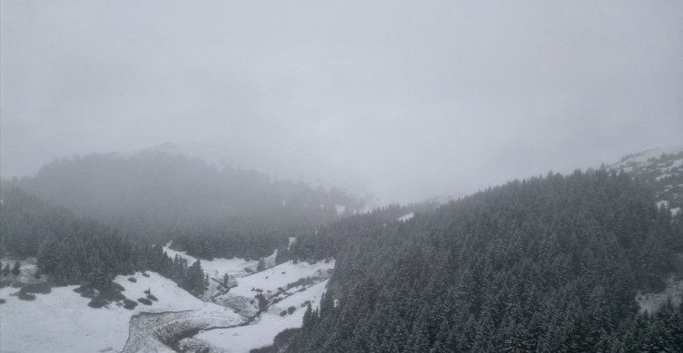 Kümbet Yaylası'nda İlk Kar