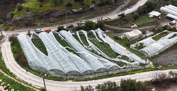 Kumluca'da Hortum Zararları İçin Hasar Tespit Çalışmaları Başladı