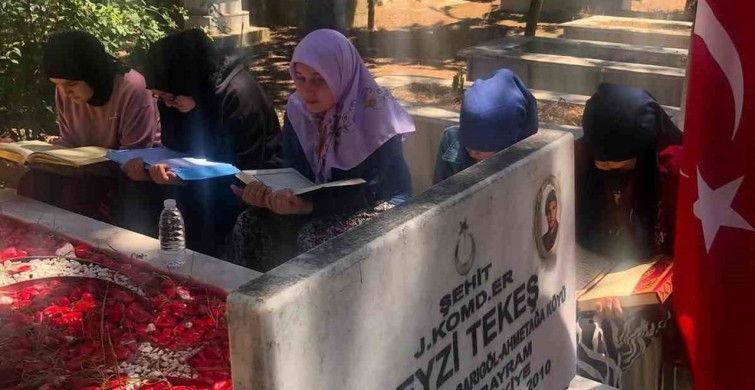 Kur’an kursu öğrencilerinden şehide vefa