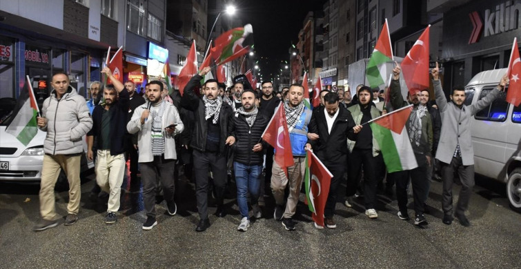 Küresel Sumud Filosu'na İsrail Saldırıları Protesto Edildi