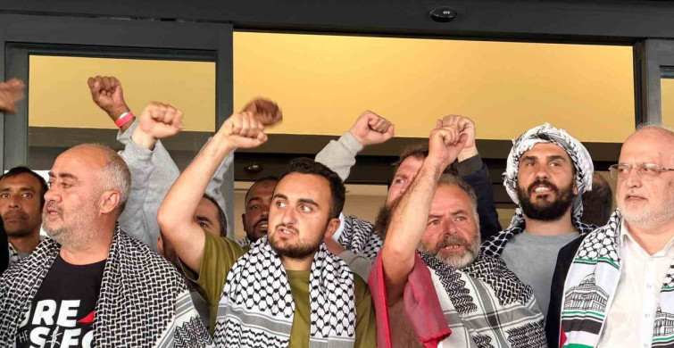 Küresel Sumud Filosu'ndaki Aktivistler İstanbul'a Döndü