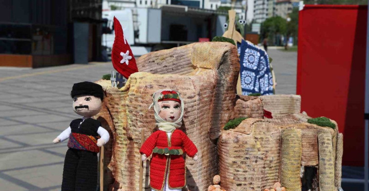 Kursiyerler Harput Kalesi'ni Amigurumi ile Hayata Geçirdi