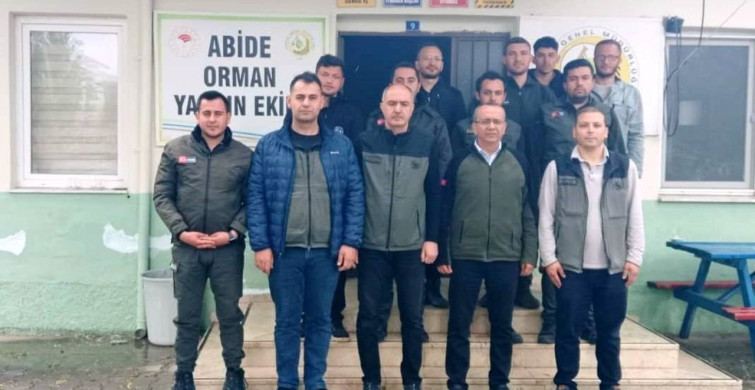 Kütahya Orman Bölge Müdürü yangın ekiplerini denetledi