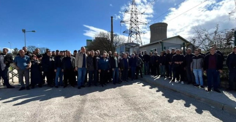 Kütahya Tunçbilek'te İşçiler Eylemde