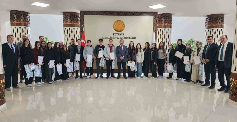 Kütahya'da Başarı Ödülleri Töreni