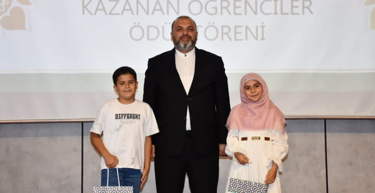 Kütahya’da hafızlık projesini kazanan öğrenciler ödüllendirildi