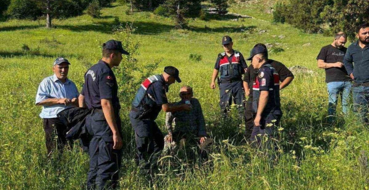 Kütahya’da kaybolan yaşlı adam jandarma ekipleri tarafından sağ olarak bulundu