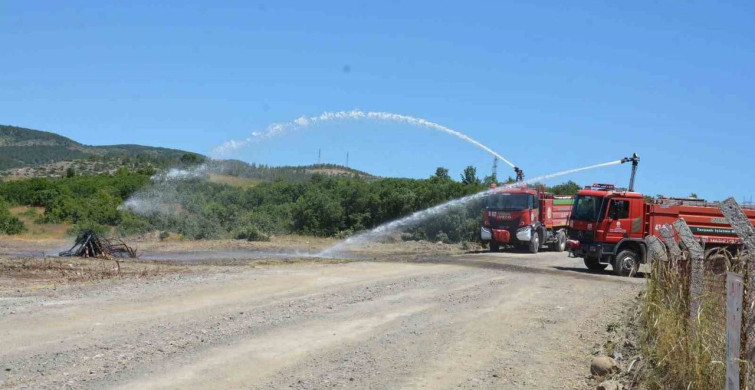 Kütahya’da orman yangını tatbikatı yapıldı