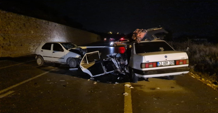 Kütahya'da Otomobil Kazası: 4 Yaralı