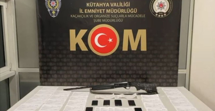 Kütahya'da Suç Örgütüne Yönelik Operasyon: 6 Tutuklama