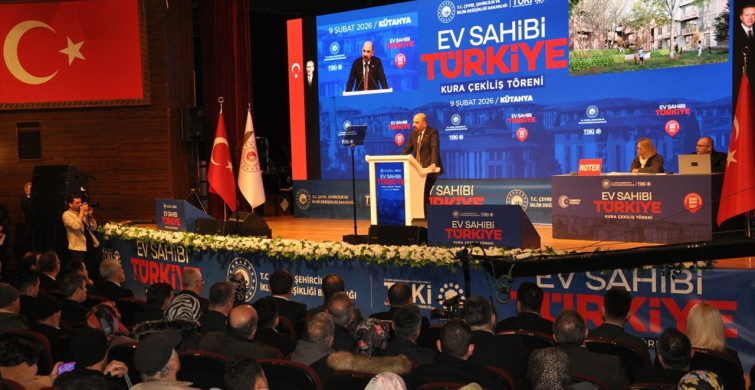 Kütahya'da Yüzyılın Konut Projesi Kura Çekimi Yapıldı