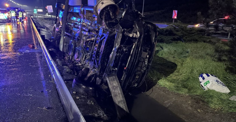 Kuzey Marmara Otoyolu'nda Kazada 1 Ölü, 1 Yaralı