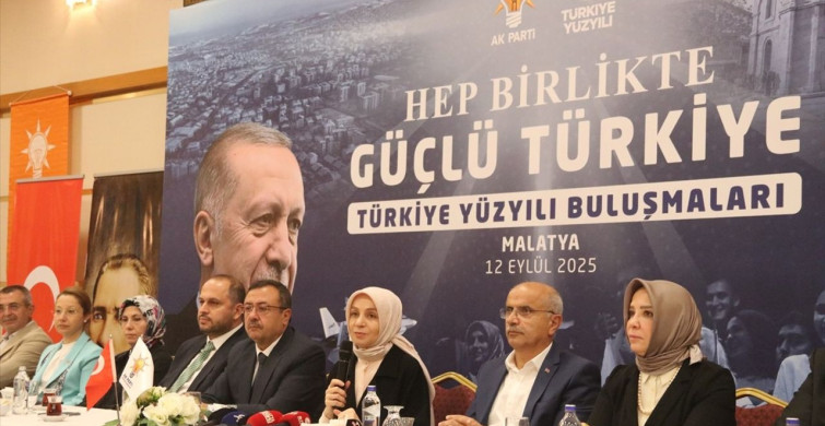 Leyla Şahin Usta Malatya'da Türkiye Yüzyılı Buluşmaları'nda Konuştu