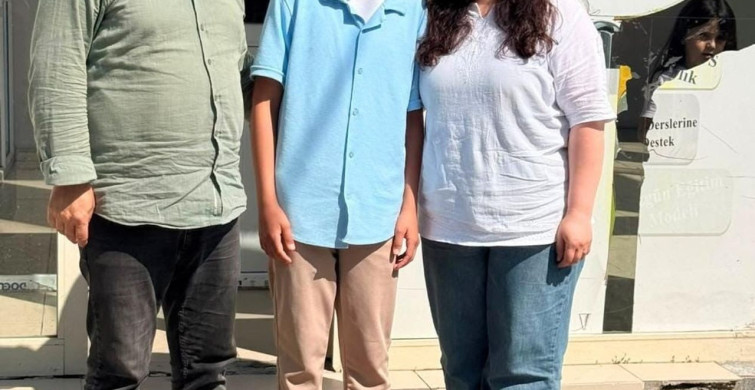 LGS'de Ağrı il birincisi olan Muhammed Yusuf Işık Patnos'un gururu oldu