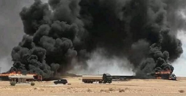 Libya Ordusu, Hafter Milislerine Yakıt Taşıyan Araçları Vurdu