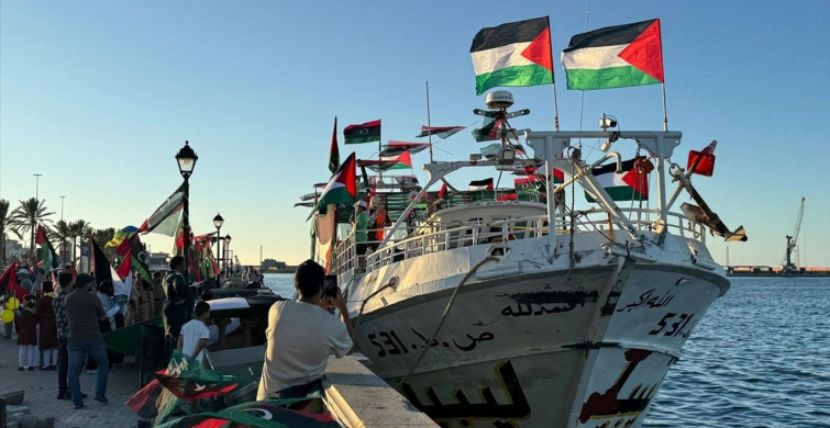 Ömer Muhtar Gemisi, Küresel Sumud Filosu İçin Libya’dan Demir Aldı