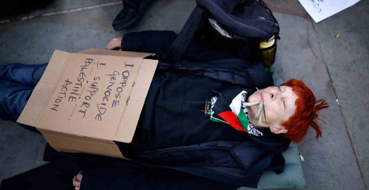 Londra'da Filistin'e Destek Protestosunda 523 Gözaltı