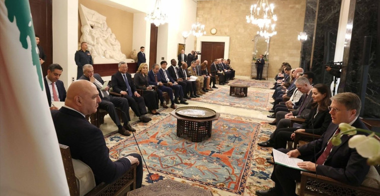 Lübnan Cumhurbaşkanı'ndan BMGK'ya İsrail'e Baskı Yapma Çağrısı