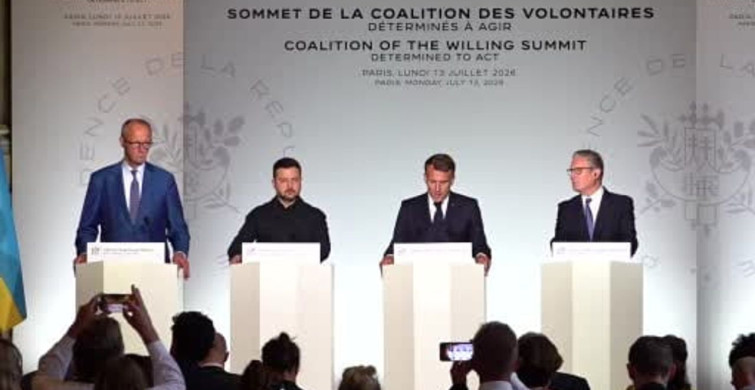 Macron: Koalisyonun Ukrayna için oluşturduğu çok uluslu güç, harekete geçmeye hazır