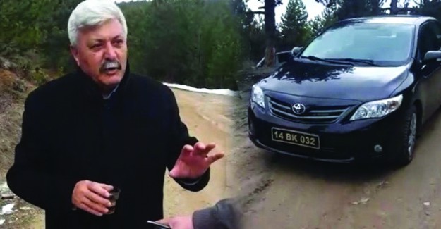 Makam Aracında Alkol Alan CHP'li Başkana Vatandaş Tepki Gösterdi