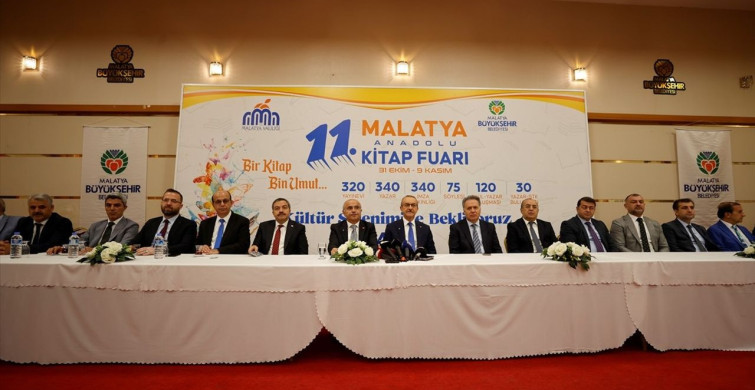Malatya Anadolu Kitap Fuarı 31 Ekim'de Başlıyor