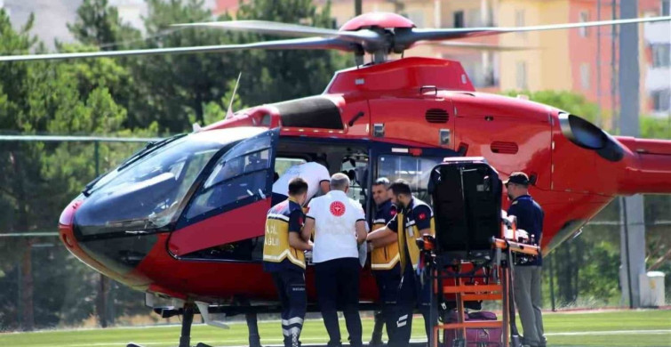 Malatya'da Acil Durum: Ambulans Helikopter Sağlık İçin Havalandı