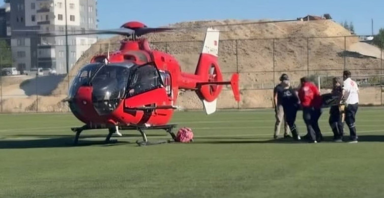 Malatya’da Ambulans Helikopter Acil Durumda Havalandı