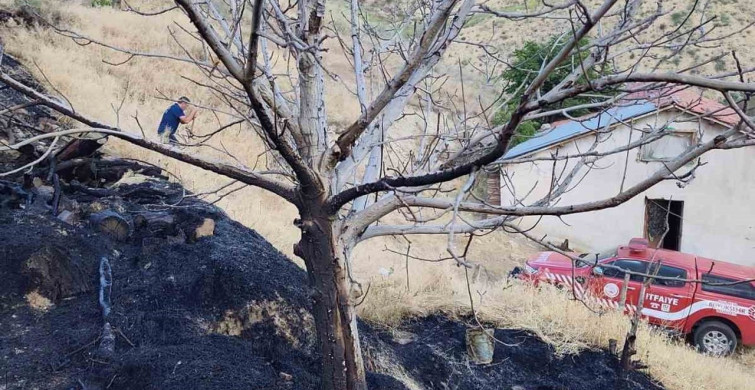 Malatya'da bahçe ve orman yangınlarına müdahale