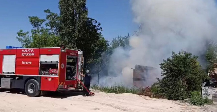 Malatya'da bahçe yangını kontrol altına alındı