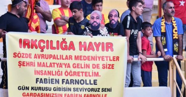 Malatya'da Farnolle'ye Irkçılık Karşıtı Destek