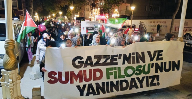 Malatya'da Gazze'ye Destek Yürüyüşü Düzenlendi
