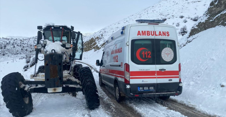 Malatya'da Karla Mücadele: 109 Mahalleye Ulaşım Sağlanamıyor