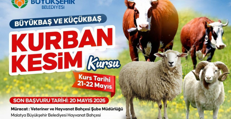 Malatya'da Kurban Kesimi Eğitimi
