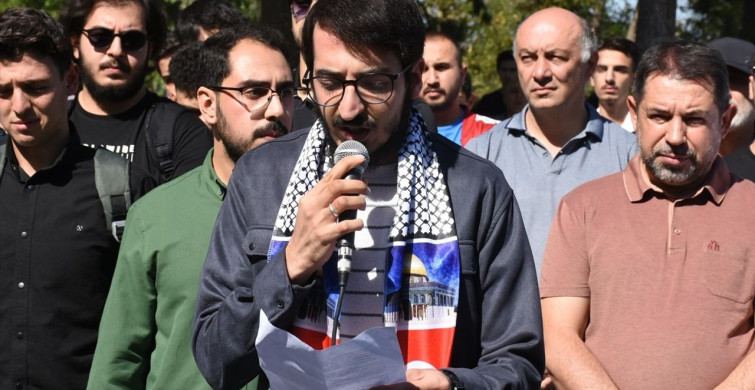 Malatya'da Küresel Sumud Filosu'na Destek Protestosu