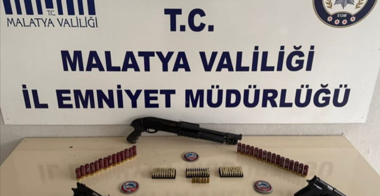 Malatya'da Ruhsatsız Silah Operasyonu: 6 Silah ve 2 Gözaltı