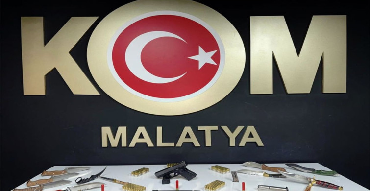 Malatya'da Ruhsatsız Silahlara Yönelik Operasyon