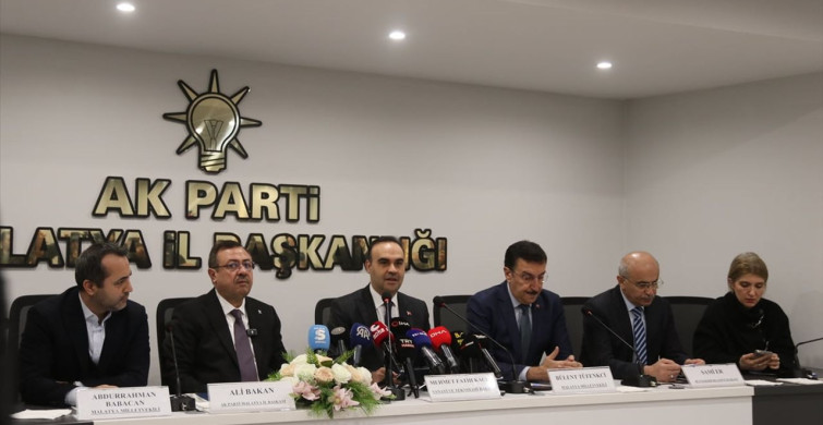 Malatya'da Sanayi ve Teknoloji Bakanı Kacır'dan Önemli Açıklamalar
