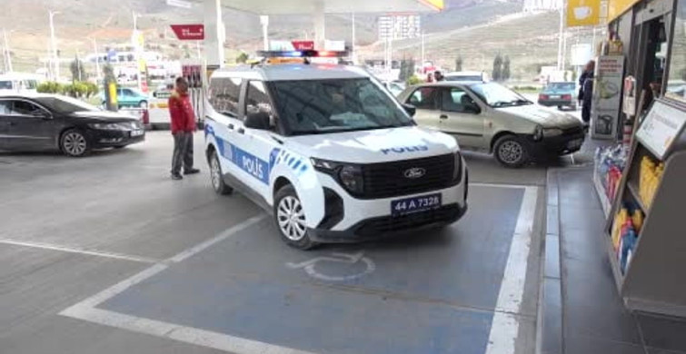 Malatya'da Sıra Kavgası Sonrası İstasyona Sürücü Daldı