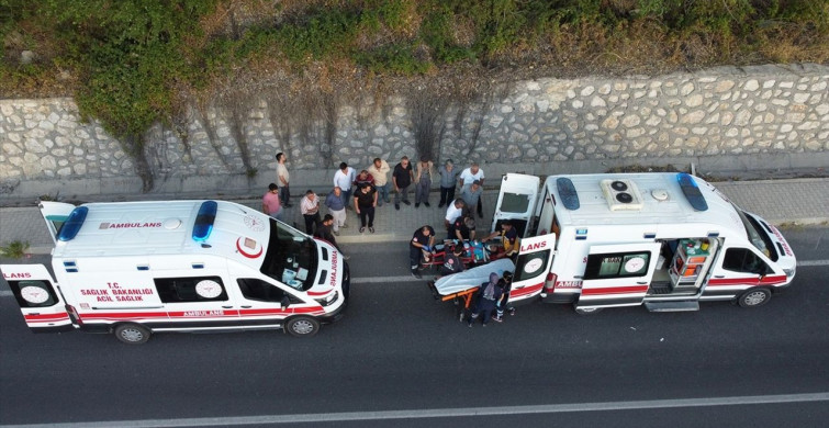 Malatya'da Tır Yangını: Otobüse Çarpıp Duvara Vurdu
