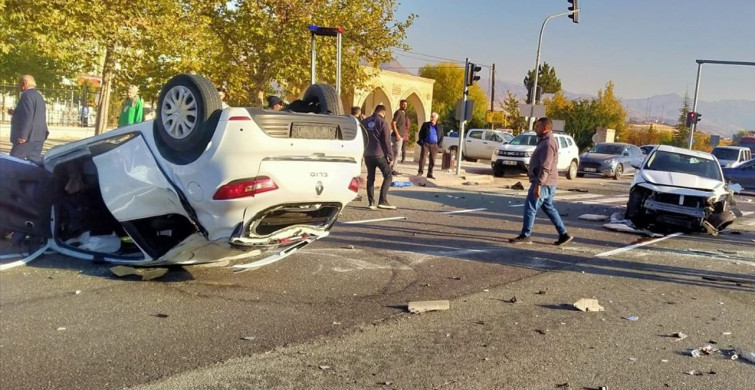 Malatya'da Trafik Kazası: İki Yaralı