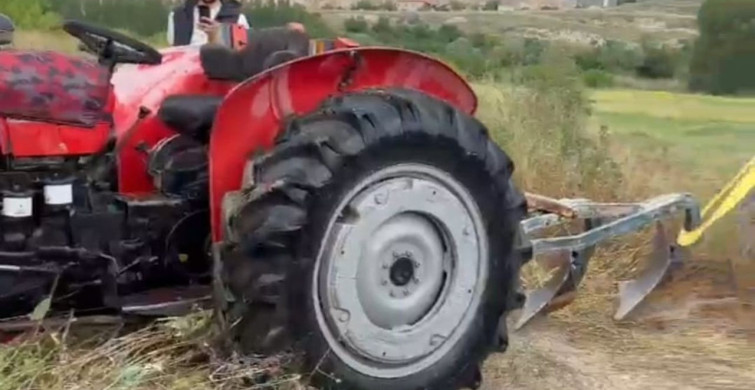 Malatya’da traktör kanala uçtu, sürücü son anda kurtuldu