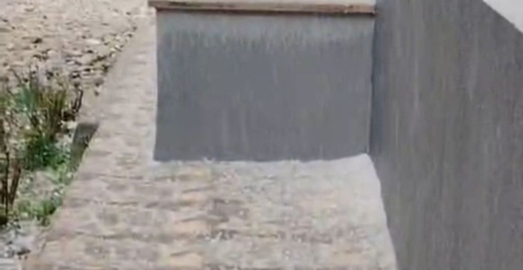 Malatya'da Yoğun Dolu Yağışı