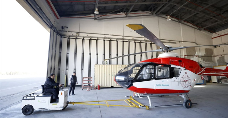 Malatya'daki Ambulans Helikopterin Sağlık Hizmetleri