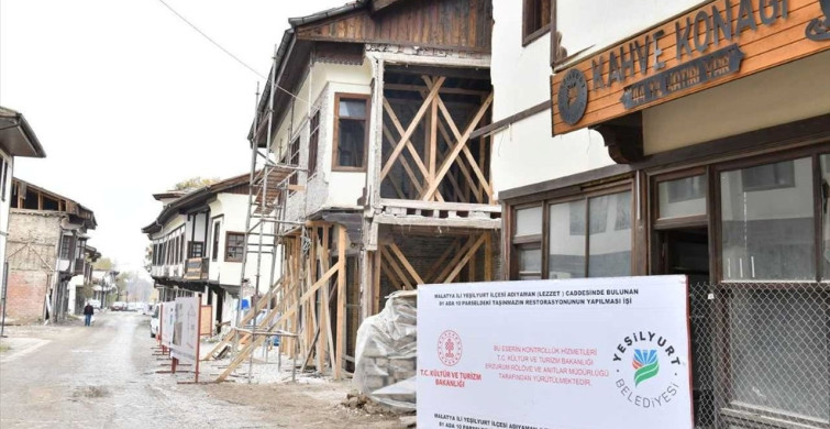 Malatya'nın Tarihi Konakları Yeniden Hayat Buluyor