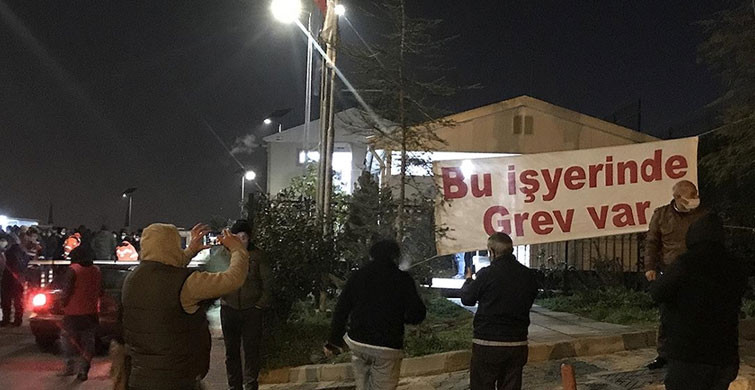 Maltepe Belediyesi İşçileri Greve Başladı