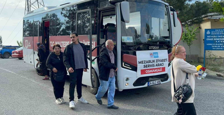 Maltepe Belediyesi'nden Mezarlık Ziyaretlerine Ücretsiz Ring Seferleri