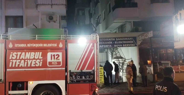 Maltepe'de korkutan yangın