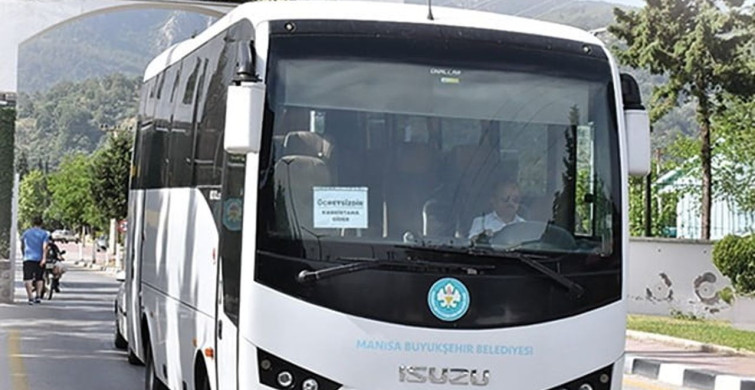 Manisa Büyükşehir Belediyesi'nden Kurban Bayramı'na Özel Ücretsiz Mezarlık Seferleri