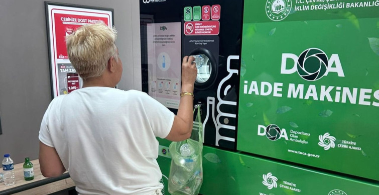 Manisa'da atık şişe ve kutuya para dönemi